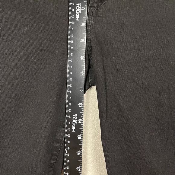 Agolde‎ Sophie High Rise Skinny Crop Jeans Harlow Destructed Size 32 Grunge Emo - Picture 16 of 16